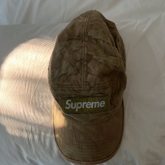 Supreme FAT TIP JACQUARD DENIM CAMP CAP - Picture 11 of 11